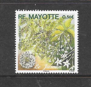 MAYOTTE #256 FLOWER-JASMINE MNH