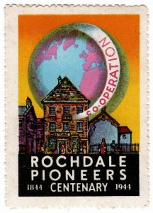 (I.B) Cinderella Collection : Rochdale Pioneers Centenary (1944)