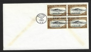 CANAL ZONE # C36-C41 50th Anniversary block-4 FDCs 8-15-1964 2019 SCV = $33.60