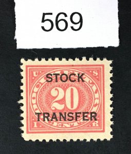 US STAMPS # RD6 MINT OG NH LOT #569