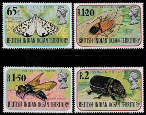 Br. Indian Ocean Terr. #86-9 MNH Set - Insects