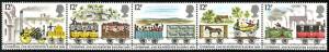 GREAT BRITAIN Sc#904-908a Liverpool-Manchester Railroad (1980) MNH