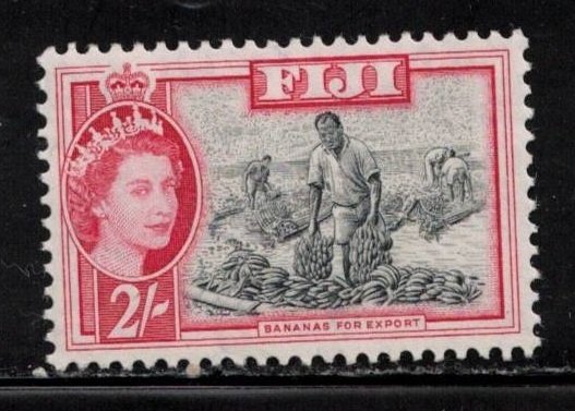 FIJI Scott # 158 MH - QEII & Bananas For Export