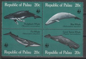 PALAU 1983 WWF SG 25/8 MNH