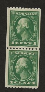 UNITED STATES SC# 441 PAIR   FVF/MNH