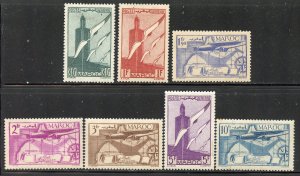 French Morocco # C20-26, Mint Hinge Remain.