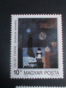 ​HUNGARY STAMP:1989 SC# 3209-12, 3249-50 MODERN ART PAINTING MNH TWO SETS