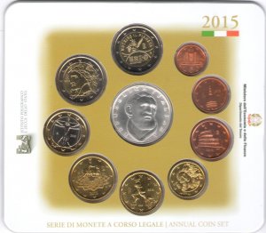 2015 Italy, Italian Republic, Legal Course Coin Series, San Filippo Neri, 10 Val