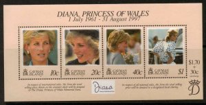 CAYMAN ISLANDS SGMS858 1997 PRINCESS DIANA MNH