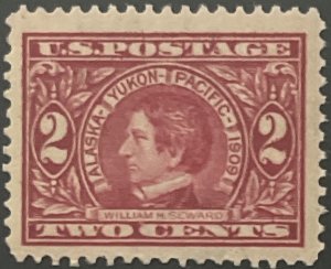 Scott #370 1909 2¢ Alaska-Yukon-Pacific William H. Seward perf. 12 MNH OG