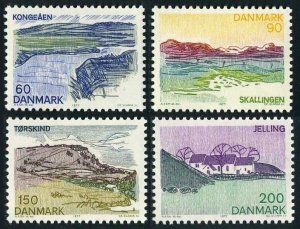 Denmark 602-605, MNH. Michel 641-644. Landscapes of Southern Jutland, 1977.