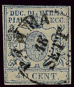 Italy Parma SC#11 Used F-VF hr SCV$550.00...Amazing opportunity!!