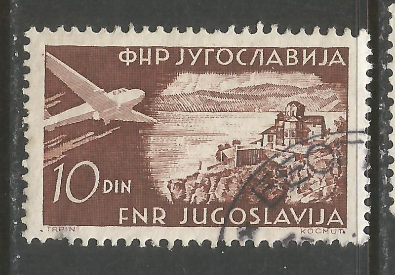 YUGOSLAVIA C38 VFU AIRPLANE 462D-4