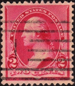 1890, US 2c, George Washington, Used, Sc 220, Beautiful centered