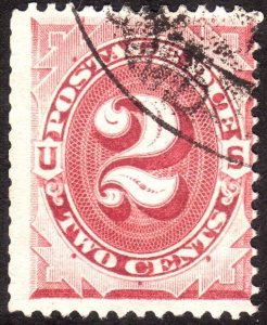 1891, US 2c, Postage Due, Used, Sc J23