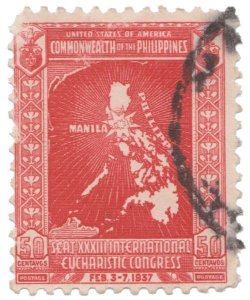 PHILIPPINES 1937. SCOTT # 430.  CANCELLED.