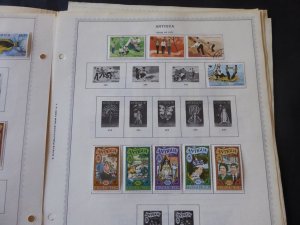 Antigua 1976-1984 Stamp Collection on Alb Pgs