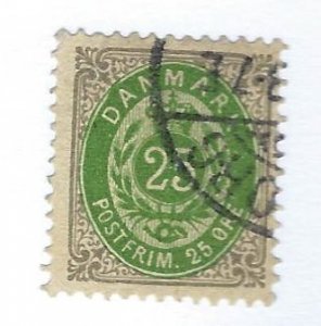 Denmark SC#50 Used Fine SCV$19.50...Grab a Bargain!