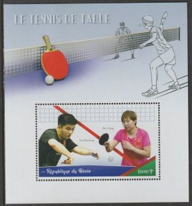 BENIN - 2019 - Table Tennis - Perf Min Sheet - MNH - Private Issue