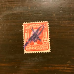 US SC 319 Used - 2¢ Washington, Type 1 (4) - XF - Has a Pen Cancellation