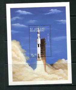 St. Vincent  Souvenir Sheet The History of Space Exploration MNH  9088