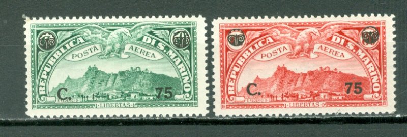 SAN MARINO AIR #C17-18...MNH...$40.00