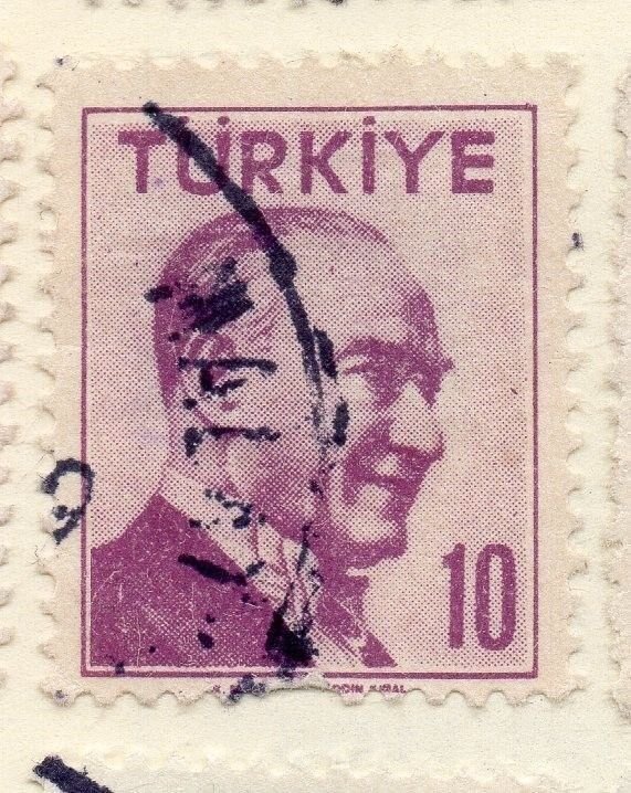 Turkey 1957 Early Issue Fine Used 10k. 093538