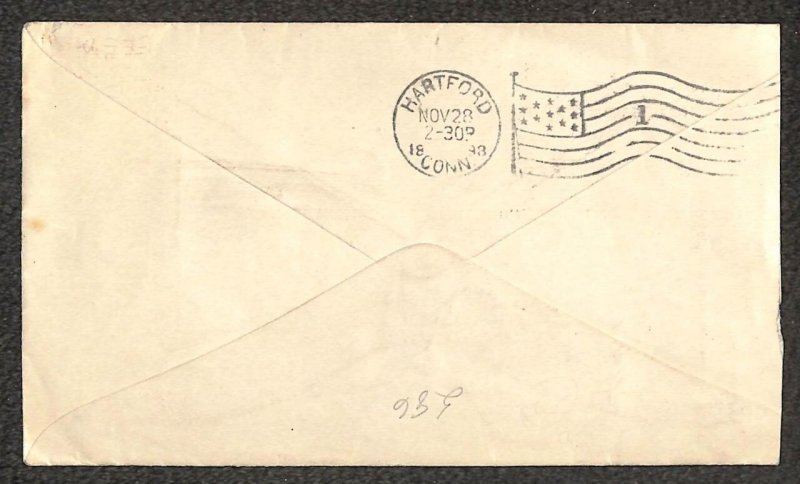 286 STAMP B.W. WOOLVERTON PIERCE CROP REPORT REAL ESTATE NEBRASKA AD COVER 1898