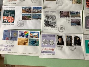 Cyprus first day covers 16 items Ref A1904