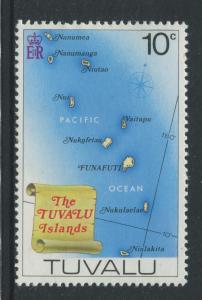 Tuvalu - Scott 29 - Pictorial Definitives -1976 - MVLH - Single 10c Stamp