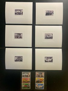 Stamps Cars Manufacturers Workshop proofs / cars proofs d'Atelier Chad -