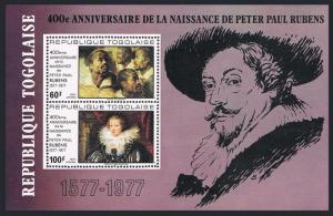 Togo 963-C325,C325a,MNH.Michel 1245-1248,Bl.119. Peter Paul Rubens,1977.Painting