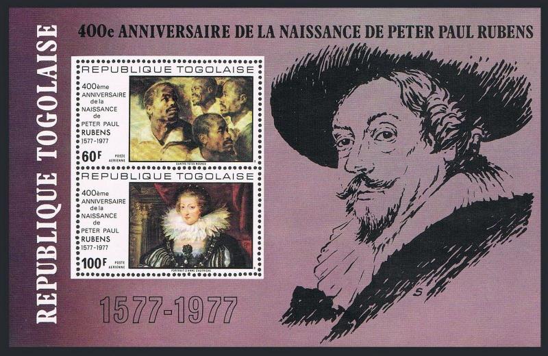 Togo 963-C325,C325a,Mnh.michel 1245-1248,Bl.119. Peter Paul Rubens,1977.Painting