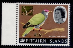 PITCAIRN ISLANDS QEII SG80, 40c on 4s, NH MINT.