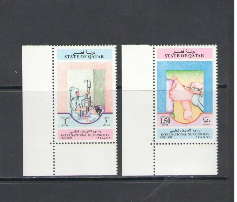 QATAR: Sc. 866-67 /** INTERNATIONAL NURSING DAY **/ Complete Set / MNH.