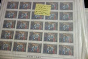 Zaire Mint NH Hoard of Full Stamp Sheets Scott Value $840.00