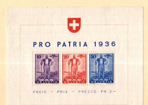 Switzerland Scott B80 Mint NH (mild crease top left) [TK79]