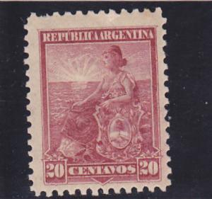 Argentina  Scott#  134  MH