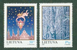 Lithuania 589-90 MNH BIN $1.40