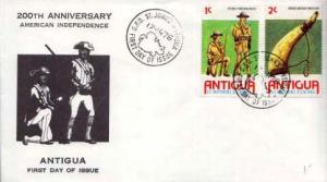 Antigua, First Day Cover, Americana