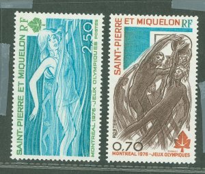 St. Pierre & Miquelon #448/449 Unused Single (Complete Set)