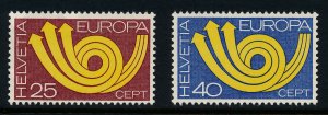 Switzerland 580-1 MNH Europa