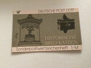 German Democratic Republic mint never hinged 1985 stamps booklet Ref 50008