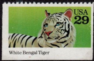 United States 2709 - Unused-NG - 29c White Bengal Tiger (1992) (cv $0.65)