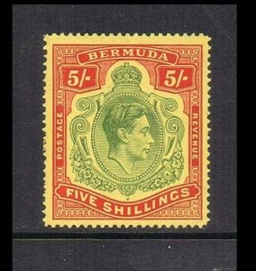 Bermuda 1942 KGVI SG 118b p14? MNH- Scarce