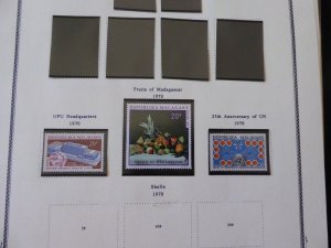 Madagascar 1959-1975 Mainly MNH Stamp Collection on Scott Spec Album Pages