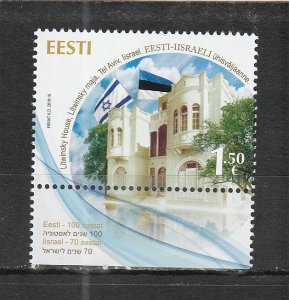 Estonia  Scott#  874  MH  (2018 Litwinsky House)
