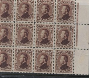 Honduras SC 31 Imprint Block of 12 MNH (5foo)