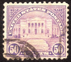 1922, US 50c, Arlington Memorial, Used, Sc 570