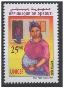 Djibouti Djibouti 2004 Mi. 799 New UNICEF Women's Woman Frau MNH RARE-